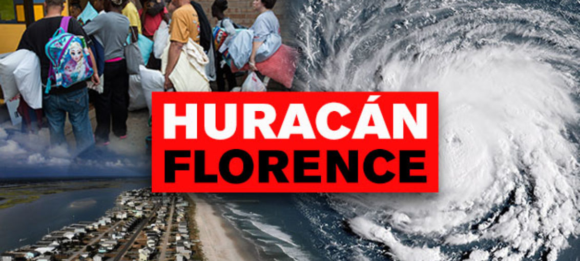 Monstruoso huracán Florence se acerca a EE.UU.