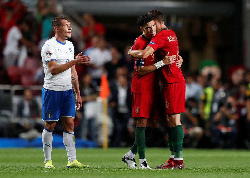 Portugal vence a Italia, que no gana en Liga de Naciones