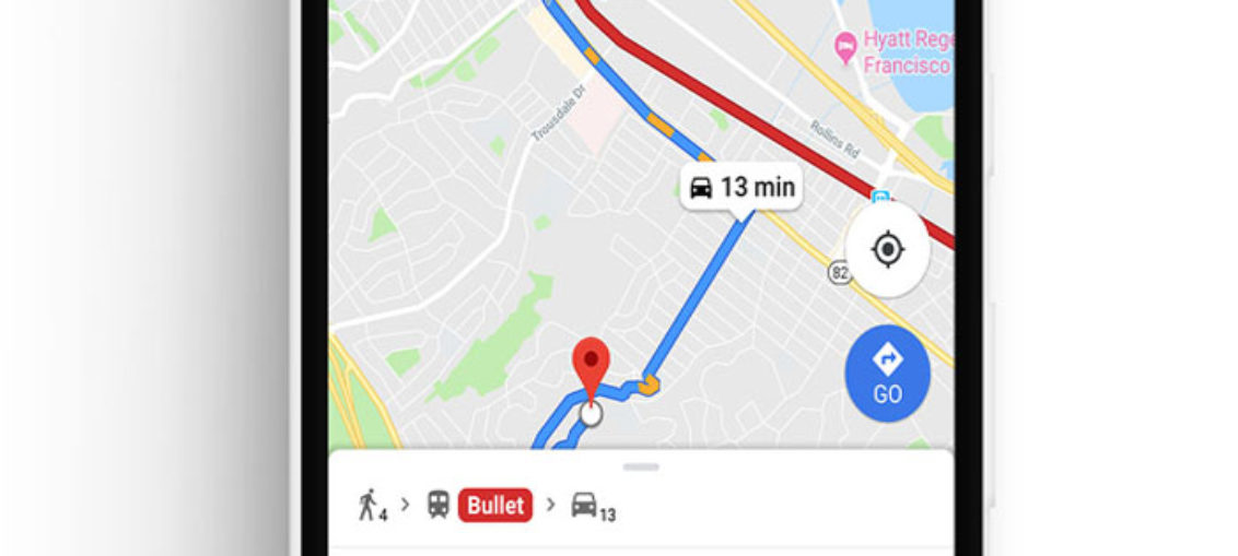 Google Maps actualización de rutas en tiempo real